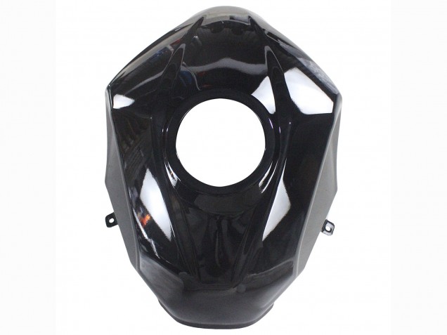 Erschwingliche Kawasaki Ninja 400 Motorrad Verkleidung 2018-2024 - Glanzendes Schwarz Matt Schwarz Weiss Aufkleber