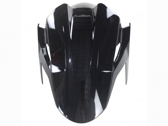 Erschwingliche Kawasaki Ninja 400 Motorrad Verkleidung 2018-2024 - Glanzendes Schwarz Matt Schwarz Weiss Aufkleber