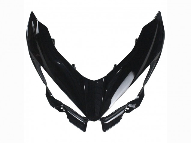 Erschwingliche Kawasaki Ninja 400 Motorrad Verkleidung 2018-2024 - Glanzendes Schwarz Matt Schwarz Weiss Aufkleber