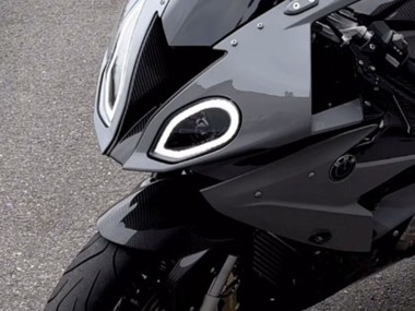 Erschwingliche BMW S1000RR Motorrad Verkleidung 2015-2016 - Grau Carbonfaser