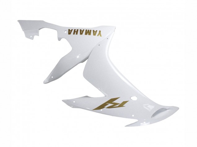 Erschwingliche Yamaha YZF 1000 R1 Motorrad Verkleidung 2004-2006 - Weiss Gold Aufkleber