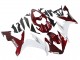 Erschwingliche Yamaha YZF 1000 R1 Motorrad Verkleidung 2004-2006 - Rot Weiss
