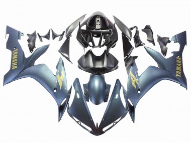 Erschwingliche Yamaha YZF 1000 R1 Motorrad Verkleidung 2004-2006 - Dunkel Blau Gold Aufkleber