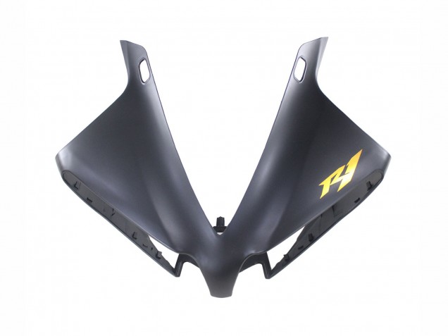 Erschwingliche Yamaha YZF 1000 R1 Motorrad Verkleidung 2012-2014 - Matt Schwarz Gold Aufkleber