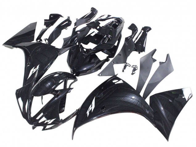 Erschwingliche Yamaha YZF 1000 R1 Motorrad Verkleidung 2012-2014 - Glanzendes Schwarz