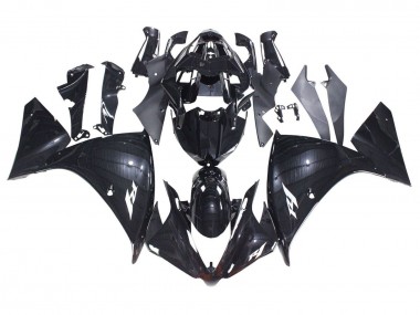 Erschwingliche Yamaha YZF 1000 R1 Motorrad Verkleidung 2012-2014 - Glanzendes Schwarz