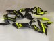 Erschwingliche Yamaha YZF 1000 R1 Motorrad Verkleidung 2020-2025 - Glanzendes Schwarz Fluoreszierendes Gelb