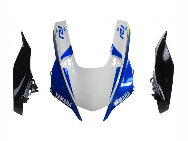 Erschwingliche Yamaha YZF 1000 R1 Motorrad Verkleidung 2020-2025 - Weiss Blau Neon Gelb Glanzendes Schwarz