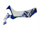 Erschwingliche Yamaha YZF 1000 R1 Motorrad Verkleidung 2020-2025 - Weiss Blau Neon Gelb Glanzendes Schwarz