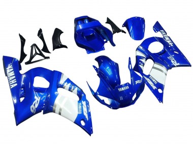 Erschwingliche Yamaha YZF 600 R6 Motorrad Verkleidung 1998-2002 - Blau Weiss