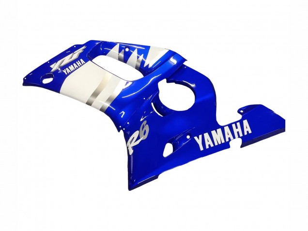 Erschwingliche Yamaha YZF 600 R6 Motorrad Verkleidung 1998-2002 - Blau Weiss