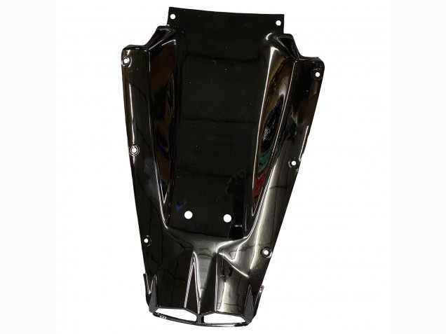 Erschwingliche Yamaha YZF R6S Motorrad Verkleidung 2006-2009 - Glanzendes Schwarz Weiss Aufkleber