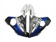 Erschwingliche Yamaha YZF R6S Motorrad Verkleidung 2006-2009 - Blau Weiss Glanzendes Schwarz Yamalube