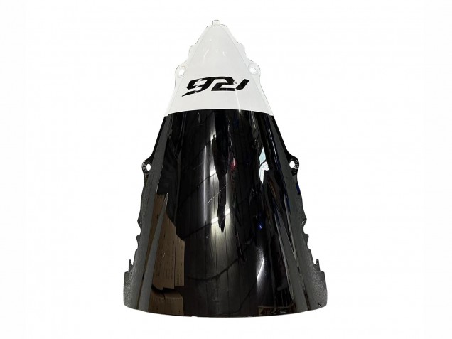 Erschwingliche Yamaha YZF R6S Motorrad Verkleidung 2006-2009 - Blau Weiss Glanzendes Schwarz Yamalube