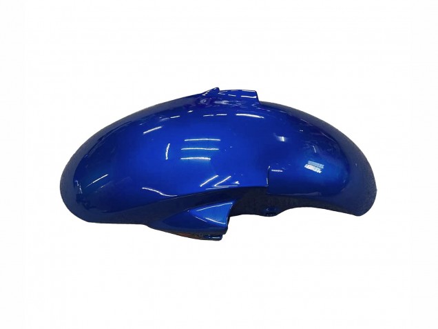 Erschwingliche Yamaha YZF R6S Motorrad Verkleidung 2006-2009 - Blau Weiss Glanzendes Schwarz Yamalube