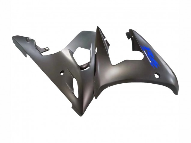 Erschwingliche Yamaha YZF R6S Motorrad Verkleidung 2006-2009 - Matt Schwarz Blau