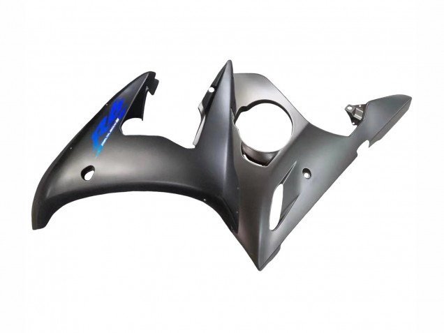 Erschwingliche Yamaha YZF R6S Motorrad Verkleidung 2006-2009 - Matt Schwarz Blau