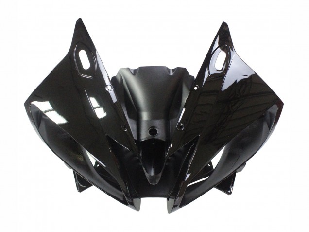 Erschwingliche Yamaha YZF 600 R6 Motorrad Verkleidung 2006-2007 - Glanzendes Schwarz Matt Schwarz