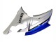 Erschwingliche Yamaha YZF 600 R6 Motorrad Verkleidung 2008-2016 - Silber Blau