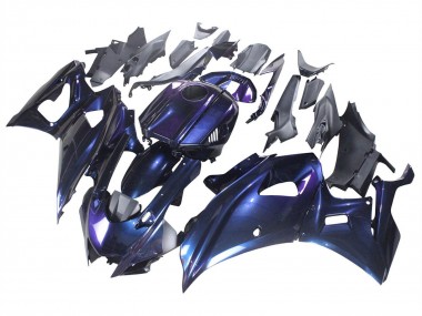 Erschwingliche Yamaha YZF R7 Motorrad Verkleidung 2021-2024 - Gradient Blau Lila