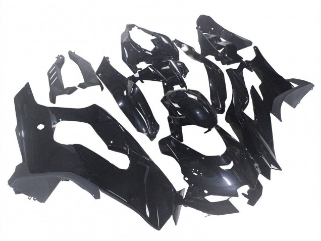 Erschwingliche Kawasaki ZX10R Motorrad Verkleidung 2021-2025 - Glanzendes Schwarz