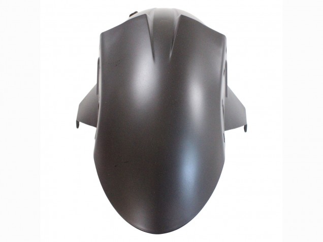 Erschwingliche Kawasaki ZX6R Motorrad Verkleidung 2007-2008 - Matt Schwarz mit Gelb Logo Ninja