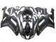 Erschwingliche Kawasaki ZX6R Motorrad Verkleidung 2007-2008 - Matt Schwarz mit Gelb Logo Ninja