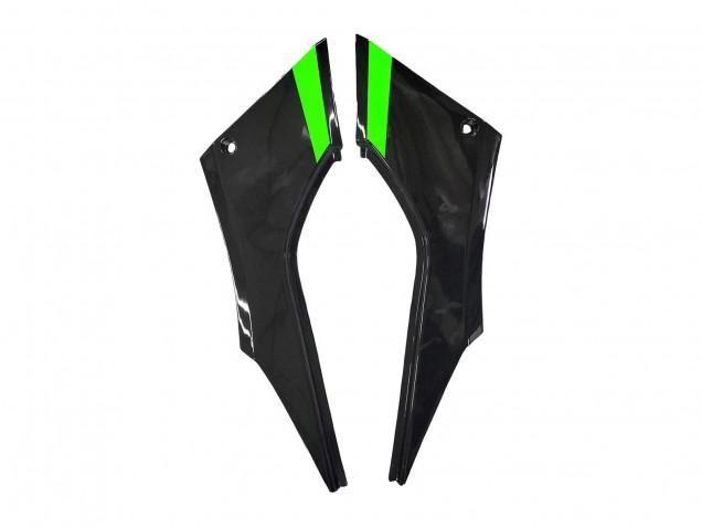 Erschwingliche Kawasaki EX300 Motorrad Verkleidung 2013-2024 - Grun Silber Schwarz