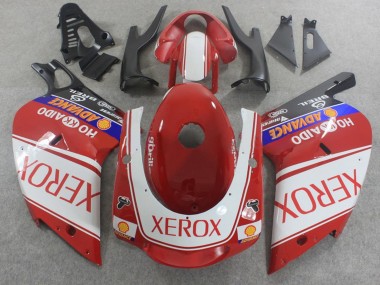 Erschwingliche Aprilia RS125 Motorrad Verkleidung 2000-2005 - Weiss Rot Blau Xerox