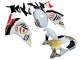 Erschwingliche Aprilia RS125 Motorrad Verkleidung 2000-2005 - Weiss Gelb Rot