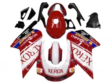 Erschwingliche Aprilia RS125 Motorrad Verkleidung 2000-2005 - Weiss Rot Gelb Blau Xerox