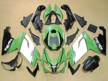 Erschwingliche Aprilia RS125 Motorrad Verkleidung 2006-2011 - Grun Weiss Schwarz