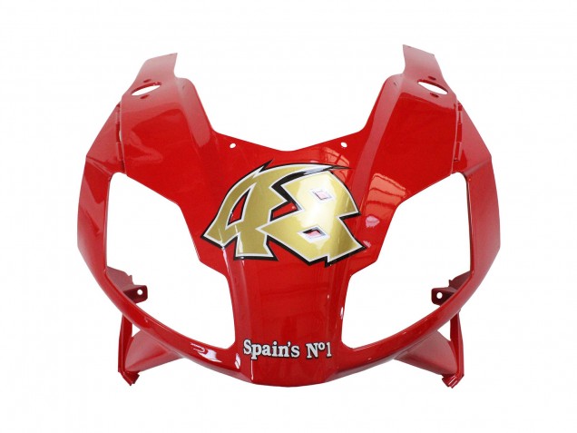 Erschwingliche Aprilia RS125 Motorrad Verkleidung 2006-2011 - Rot Weiss Gelb Schwarz