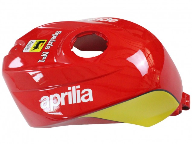 Erschwingliche Aprilia RS125 Motorrad Verkleidung 2006-2011 - Rot Weiss Gelb Schwarz