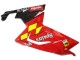 Erschwingliche Aprilia RS125 Motorrad Verkleidung 2006-2011 - Rot Weiss Gelb Schwarz