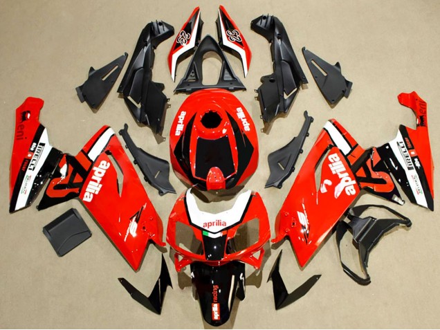 Erschwingliche Aprilia RS125 Motorrad Verkleidung 2006-2011 - Rot Weiss Schwarz