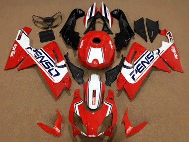 Erschwingliche Aprilia RS125 Motorrad Verkleidung 2006-2011 - Rot Weiss