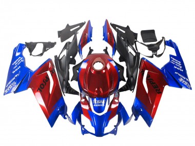 Erschwingliche Aprilia RS125 Motorrad Verkleidung 2006-2011 - Blau Rot