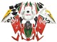 Erschwingliche Aprilia RS125 Motorrad Verkleidung 2006-2011 - Weiss Rot Grun