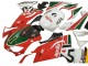 Erschwingliche Aprilia RS125 Motorrad Verkleidung 2006-2011 - Weiss Rot Grun