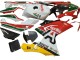 Erschwingliche Aprilia RS125 Motorrad Verkleidung 2006-2011 - Weiss Rot Grun