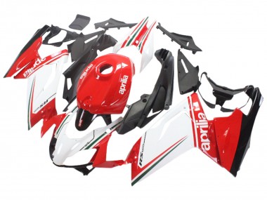 Erschwingliche Aprilia RS125 Motorrad Verkleidung 2006-2011 - Weiss Rot Schwarz