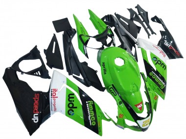 Erschwingliche Aprilia RS125 Motorrad Verkleidung 2006-2011 - Grun Weiss Schwarz