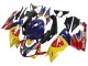 Erschwingliche Aprilia RS125 Motorrad Verkleidung 2006-2011 - Gelb Dunkel Blau Red Bull