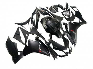 Erschwingliche Aprilia RS4 50 125 Motorrad Verkleidung Kit 2012-2018 - Matt Schwarz
