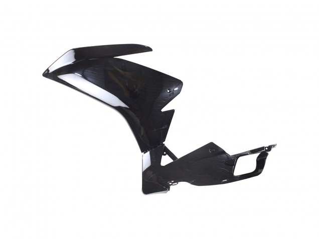 Erschwingliche Aprilia RS4 50 125 Motorrad Verkleidung 2012-2018 - Glanzendes Schwarz