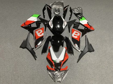 Erschwingliche Aprilia RS4 50 125 Motorrad Verkleidung 2012-2018 - Weiss Grun Rot Glanzendes Schwarz