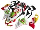 Erschwingliche Aprilia RS4 50 125 Motorrad Verkleidung 2012-2018 - Weiss Rot Grun Gelb Alitalia