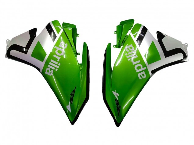 Erschwingliche Aprilia RS4 50 125 Motorrad Verkleidung 2012-2018 - Weiss Grun Glanzendes Schwarz
