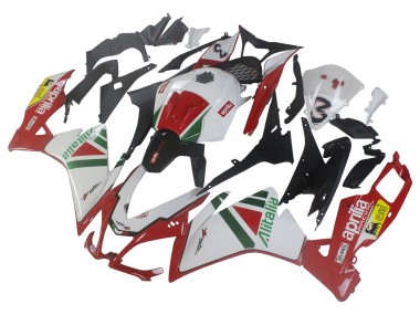 Erschwingliche Aprilia RS4 50 125 Motorrad Verkleidung Kit 2012-2018 - Weiss Rot Grun Gelb Alitalia